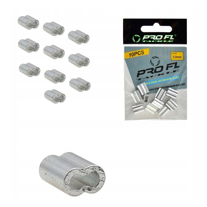 TULEJE ZACISKOWE PODWÓJNE 3MM 10X10SZT/OPK